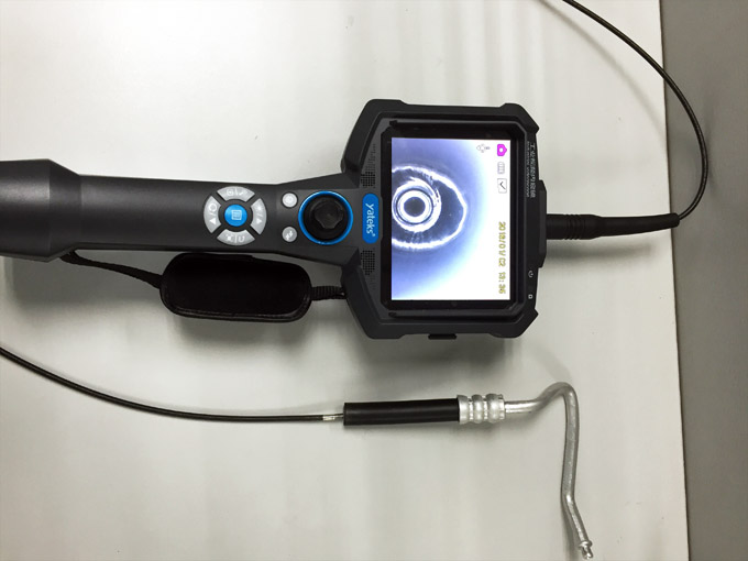 亞泰光電HIE系列警用視頻內(nèi)窺鏡檢測(cè)效果四