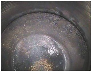 利用HIE系列內窺鏡檢測到的發動機活塞頂圖片二