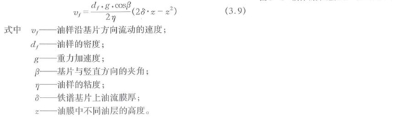 油樣與鐵譜基片表面分布計算數(shù)學(xué)表達式一