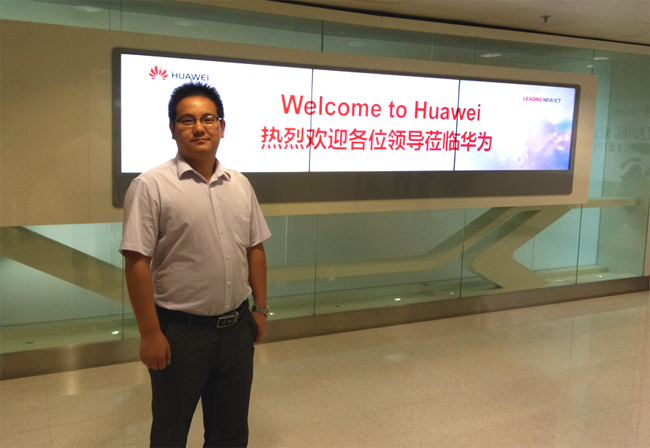 亞泰光電振動分析監(jiān)測產(chǎn)品工程師參觀華為坂田基地