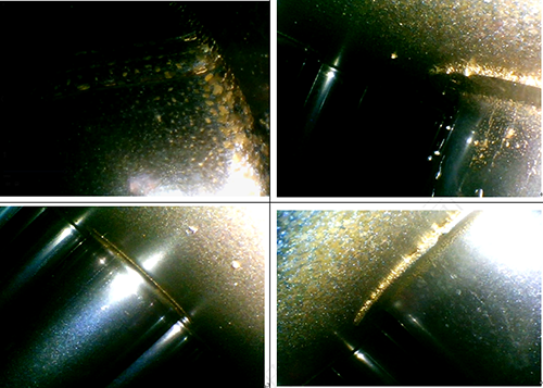 內(nèi)窺鏡焊縫檢測(cè)實(shí)拍效果