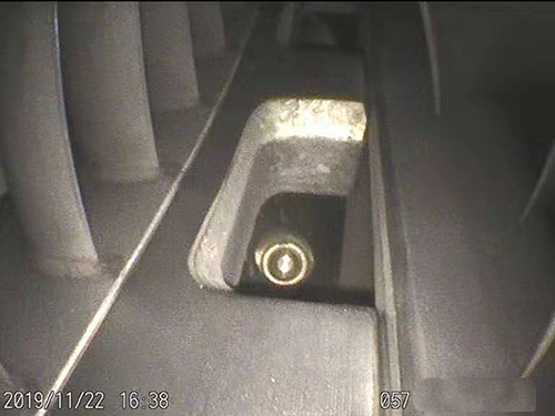 來自于國外某品牌工業(yè)內窺鏡檢測效果圖