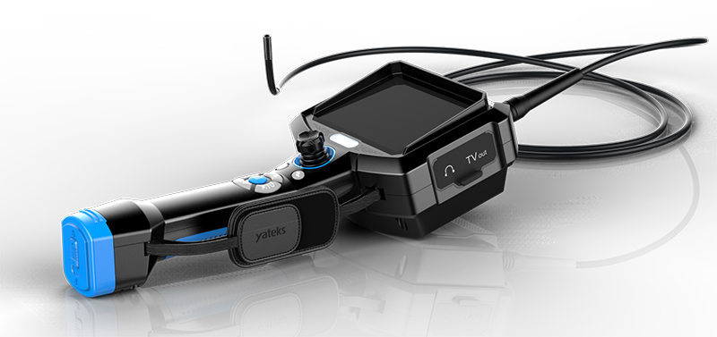 HIE手持式內(nèi)窺鏡手柄+綁帶，單手即可完成所有操作，長時間使用輕松、易操作