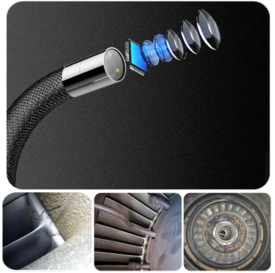 亞泰光電QIE系列高清內(nèi)窺鏡像素高達(dá)兩百萬,內(nèi)窺鏡成像高清